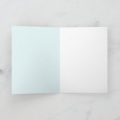 Aqua Pink Black Diagonal Abstract Design Geburtsta Karte (Innenseite)