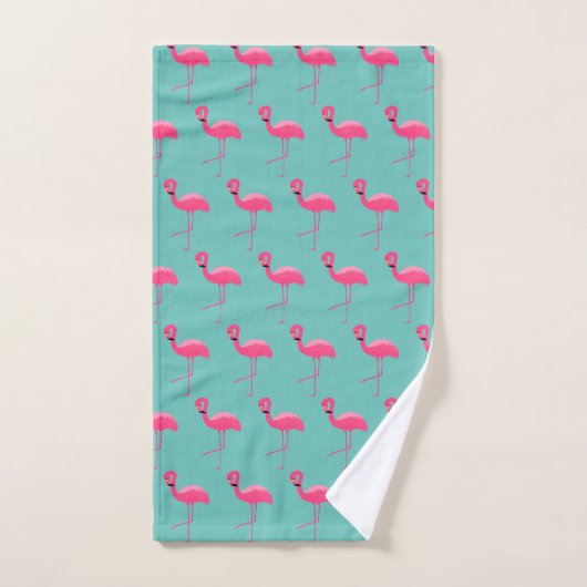 AQUA PINK FLAMINGO SET (Handtuch)