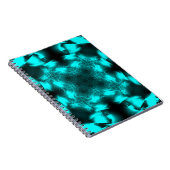 Aqua-Plasma-Symmetrie-Fraktal-Kunst Notizblock (Rechte Seite)