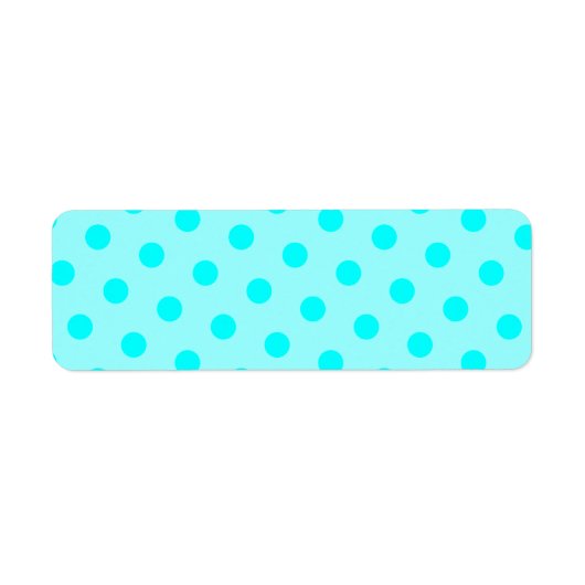 Aqua Polka Dots (Vorne)