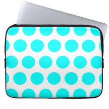 Aqua Polka Dots