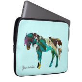 Aqua-Pony Laptopschutzhülle (Vorne Rechts)