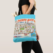 Aqua Puerto Rico Karte Tasche (Von Nahem)