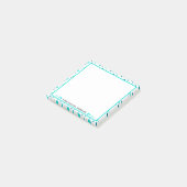 Aqua-Punkt-Lehrer-Dankeschön-Geschenk Post-it Klebezettel (angewinkelt)