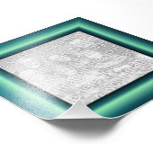 Aqua-Rahmen Fotodruck (Ecke)