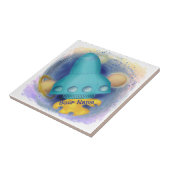 Aqua Rakete Fliese (Seite)