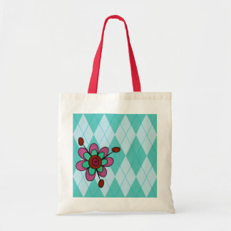 Aqua Raute & Blume Tragetasche