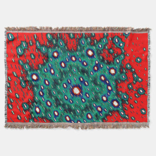 Aqua Red Energy Flow Decke