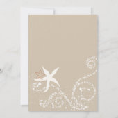 Aqua Red Nautical Wedding Celebration Einladung (Rückseite)