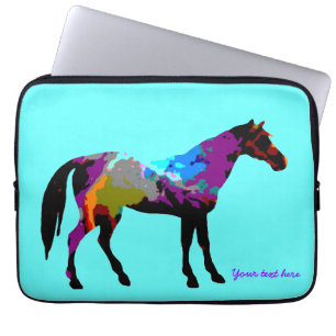 Aqua-Rennpferd-Laptop-Hülse Laptopschutzhülle