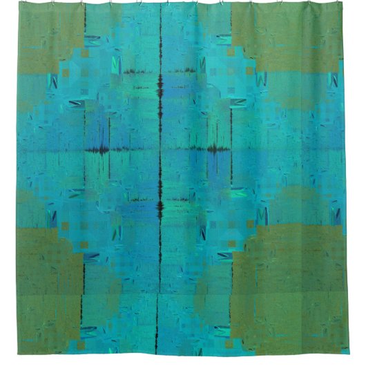 Aqua Resonance Duschvorhang (Vorderseite)