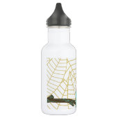 Aqua-Retro Eulen-Entwurf Trinkflasche (Links)