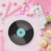 Aqua Retro Record Party Paper Teller (Party)