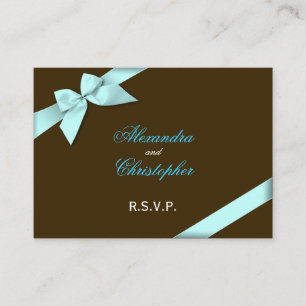 Aqua Ribbon UAWG Minicard Begleitkarte