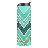 Aqua Rise Chevron Thermosbecher (Nach links gedreht)