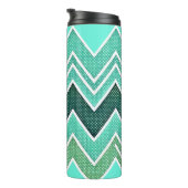 Aqua Rise Chevron Thermosbecher (Nach rechts gedreht)