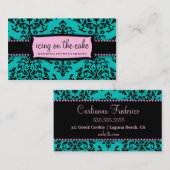 Aqua-Rosa des Tüpfelchen auf dem i-311 Visitenkarte (Vorne/Hinten)