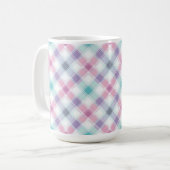 AQUA ROSA LILA OSTER-KAROMUSTER KAFFEETASSE (Vorderseite Links)