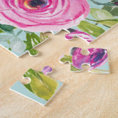 Aqua: Rose in Rosa und Creme Puzzle (Seite)