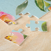 Aqua: Rose in Rosa und Creme Puzzle (Seite)