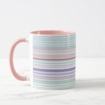 Aqua, Rosé und Lavendelstreifen