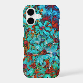 AQUA-ROTE MOHNBLUMEN-BLUMEN iPhone 7 PLUSfall