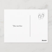 Aqua Sand Dollar Beach Hochzeit Danke Karten (Rückseite)