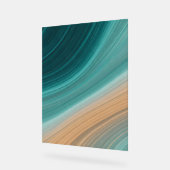 Aqua Sand Flow Acrylschild (Winkel)