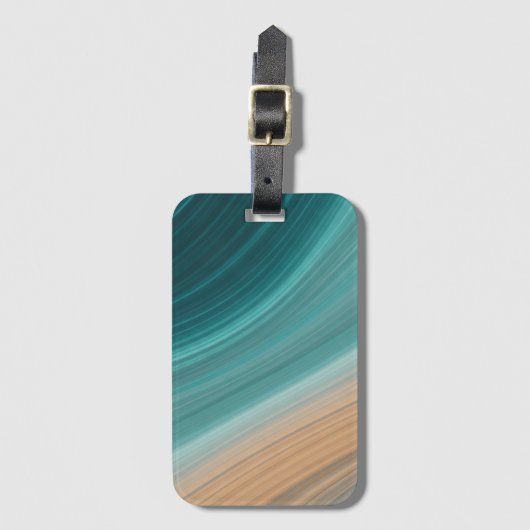 Aqua Sand Flow Gepäckanhänger (Vorderseite Vertikal)