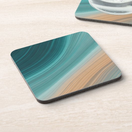 Aqua Sand Flow Getränkeuntersetzer (Linke Seite)