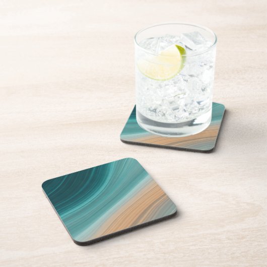 Aqua Sand Flow Getränkeuntersetzer (Rechte Seite)