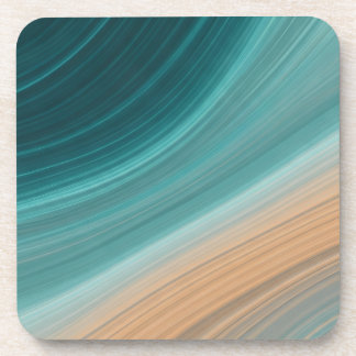 Aqua-Sand-Fluss Getränkeuntersetzer