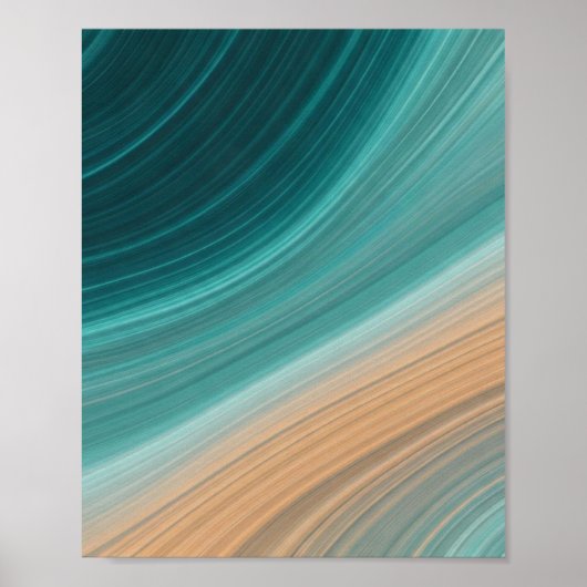Aqua-Sand-Fluss Poster (Vorne)