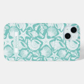 Aqua-Schalen Personalisiert Case-Mate iPhone Hülle (Rückseite (Horizontal))