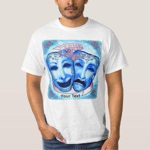 Aqua Schauspielermasken T-Shirt