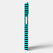 Aqua Schwarz-weiß Striped Polka Dots iPad Air Hüll Case-Mate iPhone Hülle (Rückseite / Rechts)
