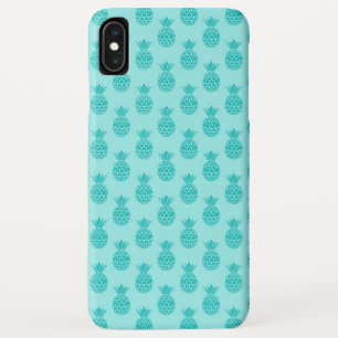 Aqua-Seeschaum-blaues Ananas-Muster Case-Mate iPhone Hülle