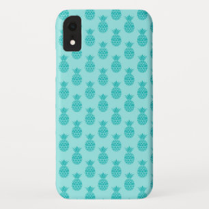 Aqua-Seeschaum-blaues Ananas-Muster Case-Mate iPhone Hülle