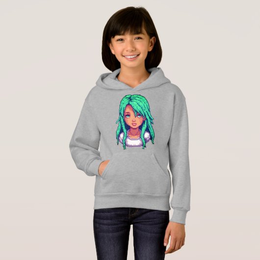Aqua Serenity Hoodie (Vorne ganz)