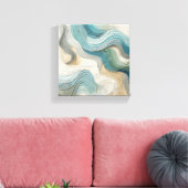 Aqua Serenity Leinwanddruck (Insitu (Wohnzimmer))