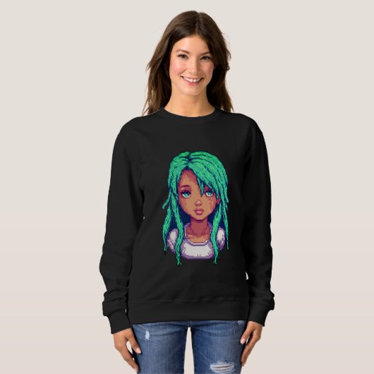 Aqua Serenity Sweatshirt (Vorne ganz)