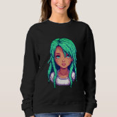 Aqua Serenity Sweatshirt (Vorderseite)