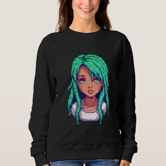 Aqua Serenity Sweatshirt (Vorderseite)