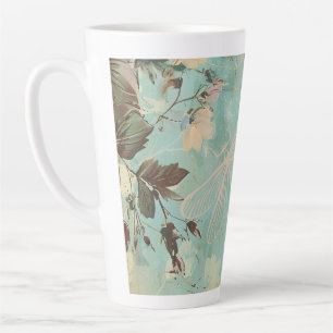 Aqua Shabby Hütte Dragonfly Milchtasse