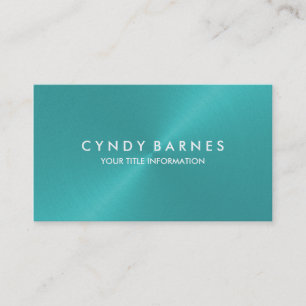 Aqua Sheen Business Card Visitenkarte