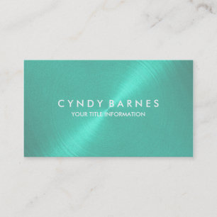Aqua Sheen Business Card Visitenkarte