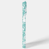 Aqua Shells Personalized Case-Mate iPhone Case (Rückseite / Rechts)