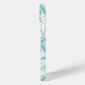 Aqua Shells Personalized Case-Mate iPhone Hülle (Rückseite / Links)