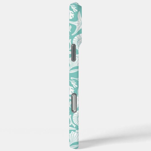 Aqua Shells Personalized Case-Mate iPhone Hülle (Rückseite / Rechts)