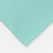 Aqua Simple Modern Hello Sunshine Fleecedecke (Ecke)